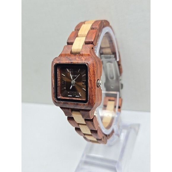Tense Small Summit Katalox Maple Wood Watch Womens Quartz Canada New Battery main image 7